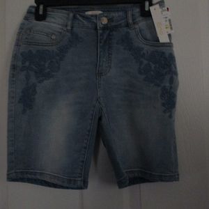 NWT - ERIC denim Bermuda shorts - sz 2 - $88.00